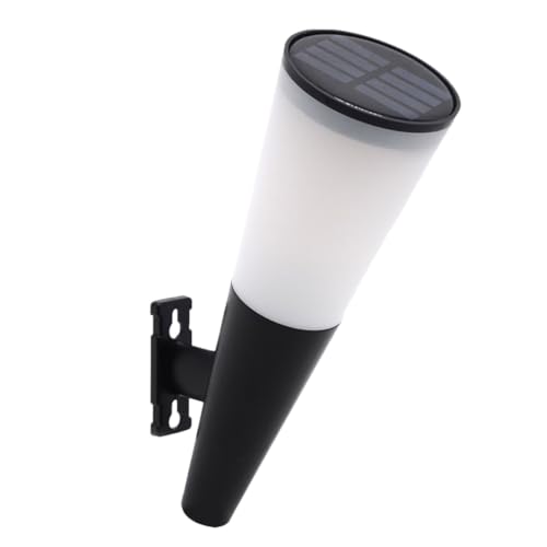 Toddmomy Solar Wall Lamp Outdoor Solar Garden Light LED Powered Courtyard Pathway Lighting Tool Wall Mounted for Patio and Yard