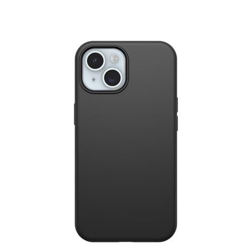 OtterBox iPhone 16e, 15, 14, & 13 Symmetry Series Case - Black, Snaps to MagSafe, Ultra-Sleek, Raised Edges Protect Camera & Screen