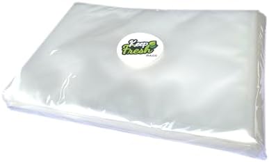 Keep Fresh 11x16 Vacuum Sealer Bags, Gallon Size, 3.5 mil Embossed, Food Storage, Sous Vide Cooking, Frozen Food, Saver Bags for Vacuum Sealers, 100 Count image 5