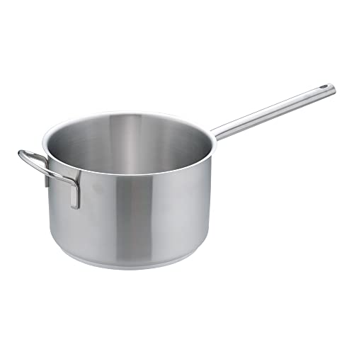 遠藤商事 業務用 ムラノ インダクション 片手深型鍋 28cm IH対応 18-8ステンレス AKTD105