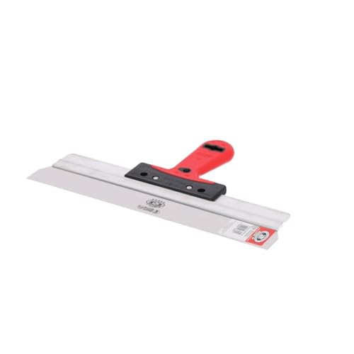 OLEJNIK J L PROFESSIONAL Flächenspachtel aus Rostfreiem Stahl Werkzeug Zweikomponenten-Griff Klingenbreite 100mm Dicke 0,5mm Perfektes Spachtelwerkzeug Breitspachtel