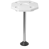 Detmar 12-1109C Removable Octagonal Marine/RV Table, White