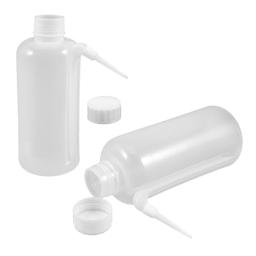 PRETYZOOM 2 Piezas Botella De Salsa De Comunión Botellas De Plastico Para Liquidos Suministros De Barbacoa Exprimir Botellas Para Salsa Accesorios De Cocina El Plastico Transparent