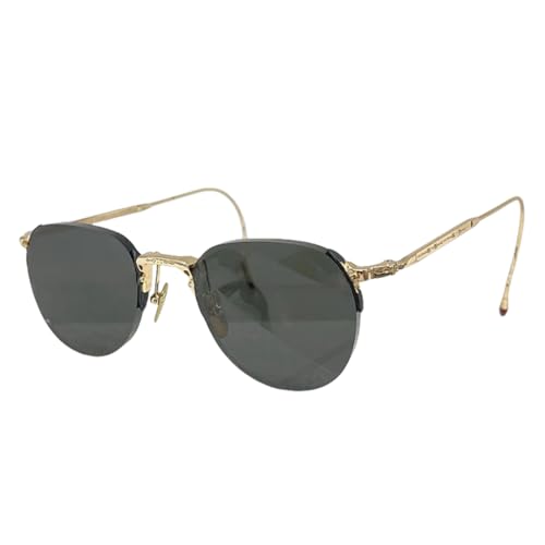 Lunettes de soleil ovales UV400 pour homme et femme en style rétro