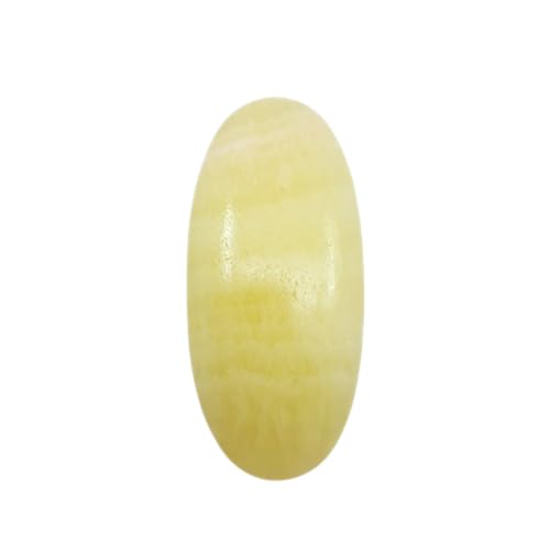 Agate jaune naturelle ovale pour remplacer ou créer un pendentif unique