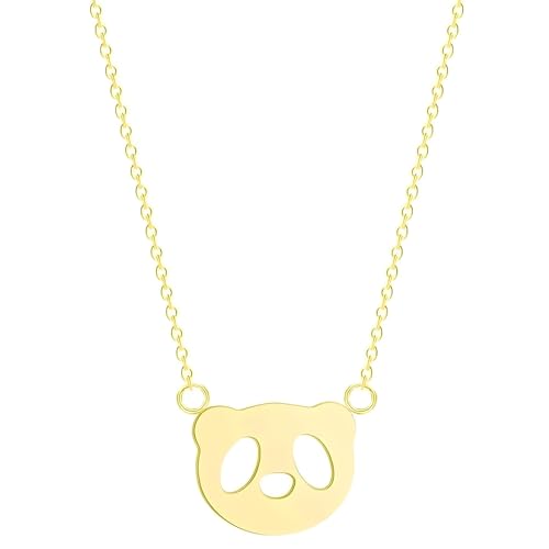 Collier Panda en Argent 925, un bijou raffiné et durable pour femme