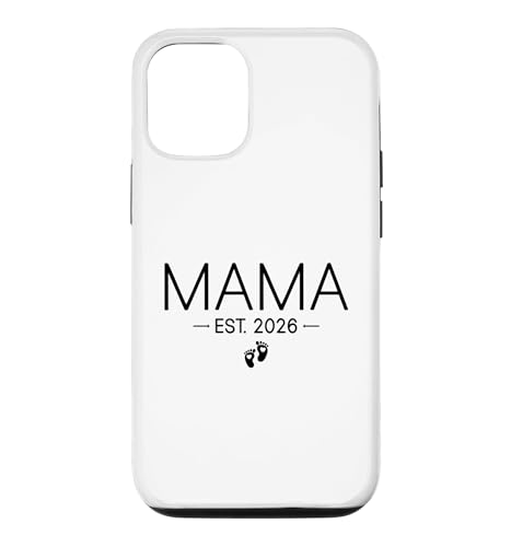 Mama Est 2026 New Dad and Mom �}�b�`���O Mama To Be 2026 �X�}�z�P�[�X iPhone 12/12 Pro �p