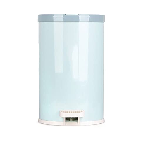Poubelles pour la cuisine et salon : bac bleu 9L design et compact