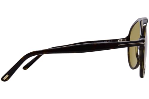 Tom Ford Vladimir FT1211 52N Sunglasses Men's Dark Havana/Green Pilot 65mm3