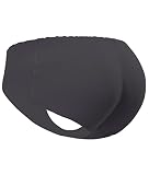 Everbellus Women's Padded Seamless Butt Hip Enhancer Panties Boy Shorts (US SIZE S, Black)