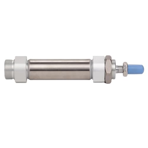 Vérin pneumatique mini cylindre d'air MF20 inox à course variable 25-200mm - 4