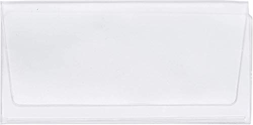 Set of 5 Heavy Duty Vinyl Checkbook Protector/Divider Trifold Wallet Inserts Made in USA - Thumbnail 4