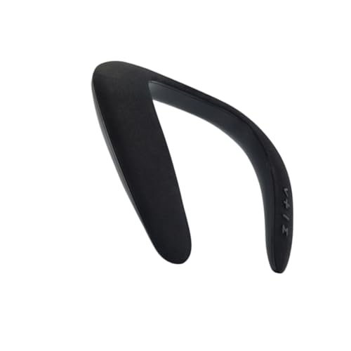 Didiseaon Altavoz Inalámbrico de Cuello U Diseño Portátil y Ergonómico Sonido Estéreo Dual Batería Recargable Horas Manos Libres para Música y Llamadas Color Negro