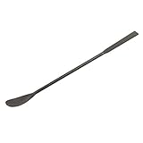 EISCO Spatula Spoon, 9' - Teflon Coated Stainless Steel - Non-Stick, Chemical Resistant - One 0.3' Flat End...