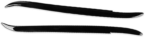 Sourcils de phare résistant aux UV noir brillant pour BMW E39 1995-2003