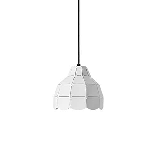 Suspension luminaire noire en métal à une tête style minimaliste nordique pour plafond