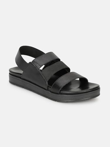 Image of Marc Loire Women Platform Heel Fashion Sandal With Slingback Strap; Smart Casual Footwear