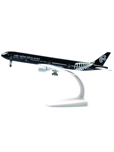 Image of Limited Edition Alloy Metal 20cm Air New Zealand Boeing 777 Plane Model Airplane Model Aircraft 1:300 Diecast Metal Plane 20cm +Holder
