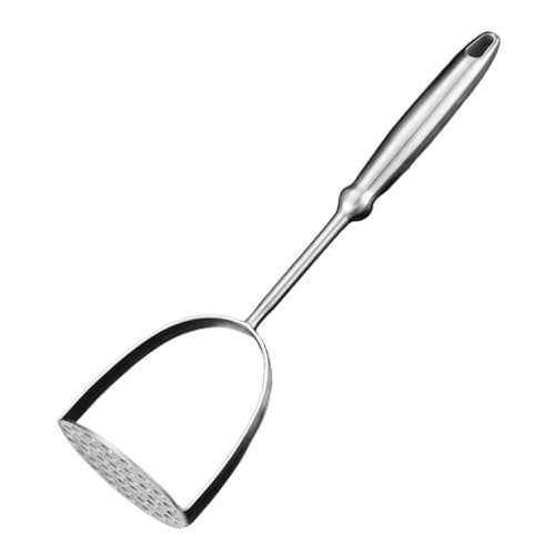 Ciieeo Stainless Steel Potato Masher Kitchen Tool Stainless Steel Design Comfortable Grip Handle for Quick Mashing of Potatoes and More for Home and Restaurant Use
