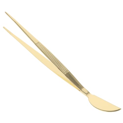 BUTIFULSIC Bonsai Tree Tweezers Garden Scraping Tool Stainless Steel Tweezers for Moss and Shrub Pruning