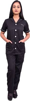 See full amazon price history chart for BSF Uniforms Womens Cotton Half Sleeves Black Medium Size Piping Scrub Suit: Ideal for Surgeons, Doctors, Nurses, Dentists and Healthcare Professionals BSF Uniforms Womens Cotton Half Sleeves Black Medium Size Piping Scrub Suit: Ideal for Surgeons, Doctors, Nurses, Dentists and Healthcare Professionals (B09DGTT8T1) Amazon Price History, Amazon Price Tracker