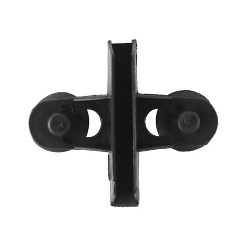 Laroal Aquarium-Trennwand, Saugnapf, Schwarze Clips, Glas-Befestigungsclips, Isolationshalter aus Kunststoffgitter für Aquarien