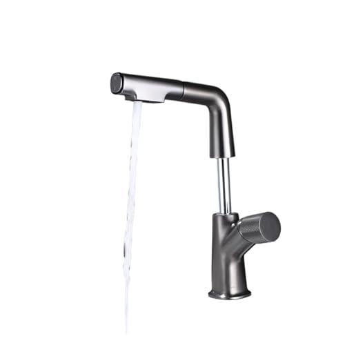 Mitigeur extractible gris pour simplifier votre routine beauté
