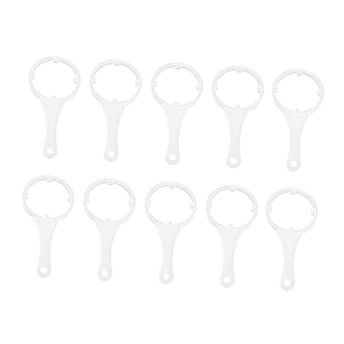 HOMSFOU 10pcs Water Purifier Wrench Tool for Standard Filter Housings and Easy Use Spanner for and under Sink Filters