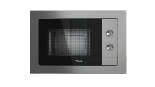 TEKA Microondas Integrable con Descongelación Automática, Capacidad 20 L, 5 Niveles de Potencia, Interior de Acero Inoxidable, Modelo NEO MB 6200 BI SS