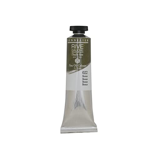 Image of Sennelier Rive Gauche Artist Oil Color 40 ml Bronze |Ideal for primed canvas, paper or panels with brushes, painting knives,Linseed Oil,solvents and texture mediums.