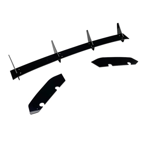 Diffuseur arrière pour SEAT Leon MK3 2013-2016 jupe de pare-chocs avec spoilers canards noir