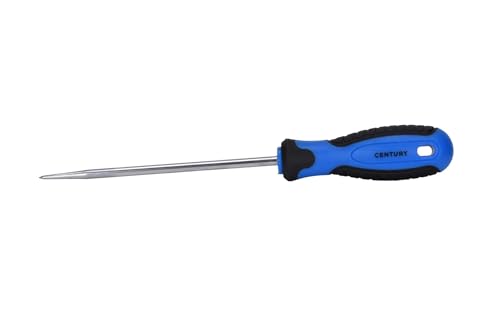 Century Drill & Tool 72181 Scratch Awl, 6 Chrome Vanadium Steel, Precision Marking, Comfort Grip Handle, Durable & Ergonomic Hand Tool