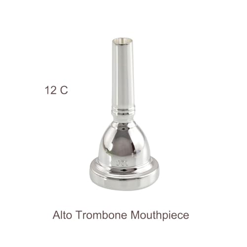 Pangmao 12C/BU Professonal 12C Alto Trombone Mouthpiece Silver Plated thumb #2