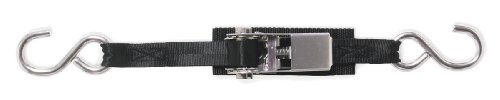 BoatBuckle Stainless Steel Ratchet Gunwale Tie-Down, 1-Inch x 18-Feet