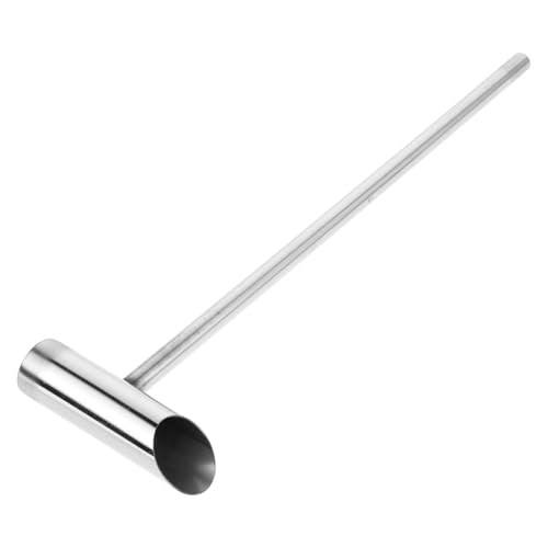 GARVALON Cucchiaio lungo in Acciaio resistente per Macchina Marshmallow Utensile Robusto per Zucchero Filato Manico da 30 CM Paletta Riutilizzabile per Preparazione Caramelle e Cotone