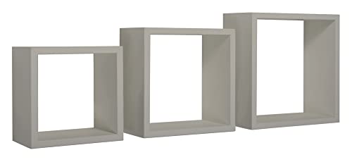 MODULARREDO | INCUBO Set di 3 Mensole da Muro, Cubi