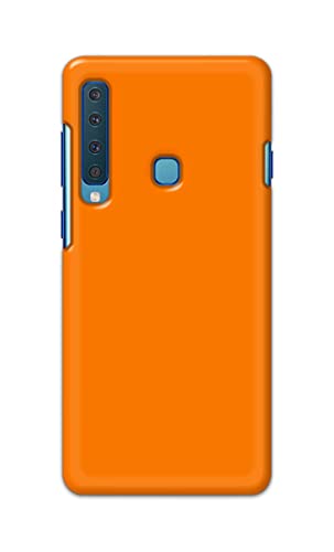 Image of Plain Orange Hard Back Case Cover for Samsung Galaxy A9 (2018) / Samsung A9S, SM-A920F / DS, SM-A9200 Back Cover -(J5) VNS2229