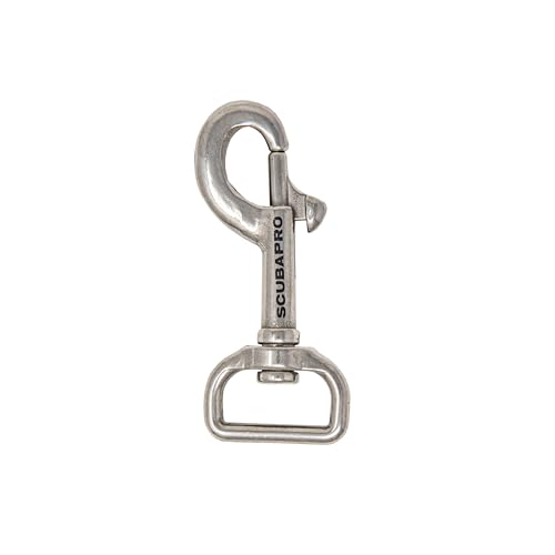 SCUBAPRO Bolt Snap FLATEYE 1" mosquetón para fijación de segundas etapas de buceo