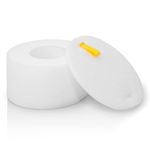 Image of 2Pack NV680 Foam & Felt Filters for Shark Rotator DuoClean Powered Lift Away Speed Upright Vacuum Cleaner NV680 NV681 NV682 NV683 NV800 NV800W NV801 NV801Q NV803 UV810, Replace Part # XFF680