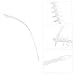 FOMIYES Washer Slot Cleaning Brush for Washing Machine Ergonomic Design Nylon Bristles for Deep Cleaning Hard Reach Areas Easy to Rinse and Use Daily