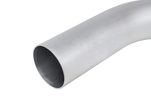 HPS Performance AT90-100-CLR-2 6061 T6 Aluminum Elbow Pipe Tubing, 16 Gauge, 90 Degree Bend, 1" OD, 0.065" Wall Thickness, 2" Center Line Radius
