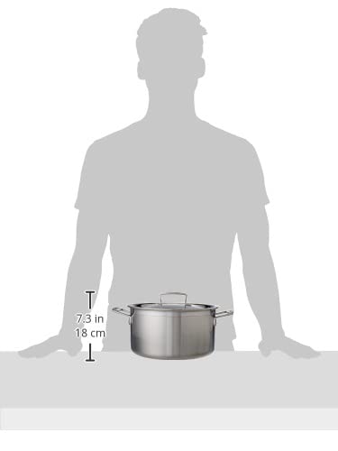 Le Creuset Pentola a 3 Strati con Coperchio, Ø 24