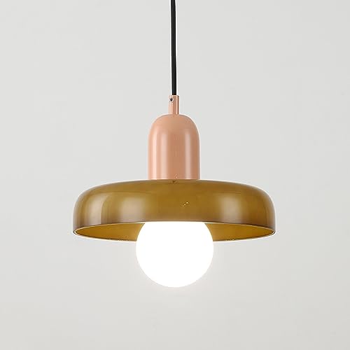 Lustre vintage en verre pour éclairer un plan de travail sombre