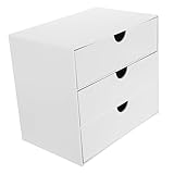 BESTYASH Organizer für Schreibtisch Robuste und Langlebige Aufbewahrungsbox aus Material für Dokumente Schreibwaren Zeitschriften Mobiltelefone und USB Kabel