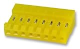 TE Connectivity MTA-156 IDC-Steckverbinder Buchse, gewinkelt, 8-polig / 1-reihig, Raster 3.96mm
