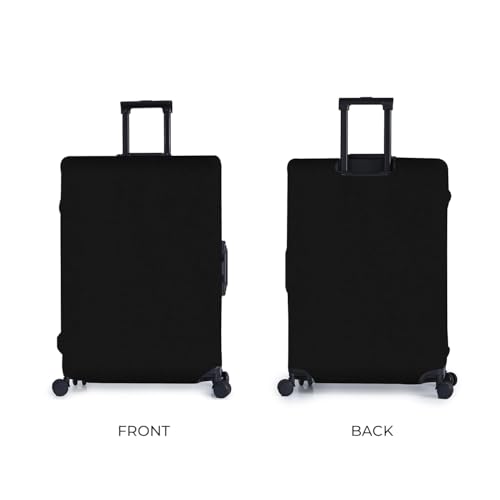 Image of VLITE Megatron Family Set of 6 Luggage with Covers | 3 Trolley Bags (20 /24 /28) + 3 Luggage Covers (20 /24 /28) | Lightweight Polypropylene Hard Shell, 360 Spinner Wheels (Rose Gold /Solid Black)