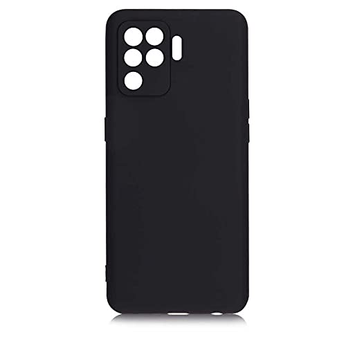 Zore oppo ile uyumlu Reno 5 Lite Kılıf Premier Silikon Kapak Siyah
