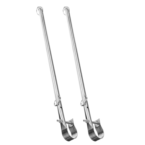 MUELODSIC 2 Supports de Mât de Pavillon en Acier Inoxydable 304 pour Yacht et Voilier Tige Amovible sans Coussinets Accessoires D’Accastillage Marine pour Fixation sur Rail pour