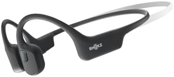（15:30時点） Shokz (ショックス) OpenRun Mini 骨伝導イヤホン ワイヤレス Bluetooth5.1 オープンイヤーヘッドホン 耳を塞がない 自動ペアリングヘッドフォン マイク付き ランニング・スポーツイヤフォン IP67防塵防水 スポーツヘアバンド付き 急速充電 8時間再生 ミニサイズ USB-C ブラック