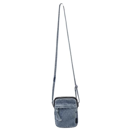 Women's Denim Japanese Style Crossbody Bag for Daily Use